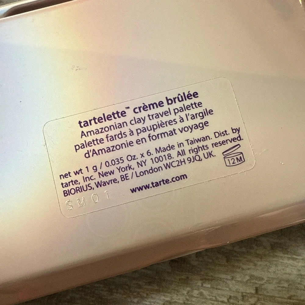 TARTELETTE Crème Brûlée Amazonian Clay Eyeshadow Travel Palette NEW NO BOX